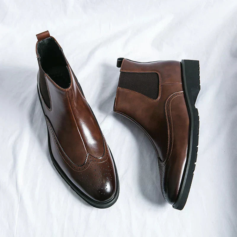 Elden™ | Faux Leather Chelsea Boots