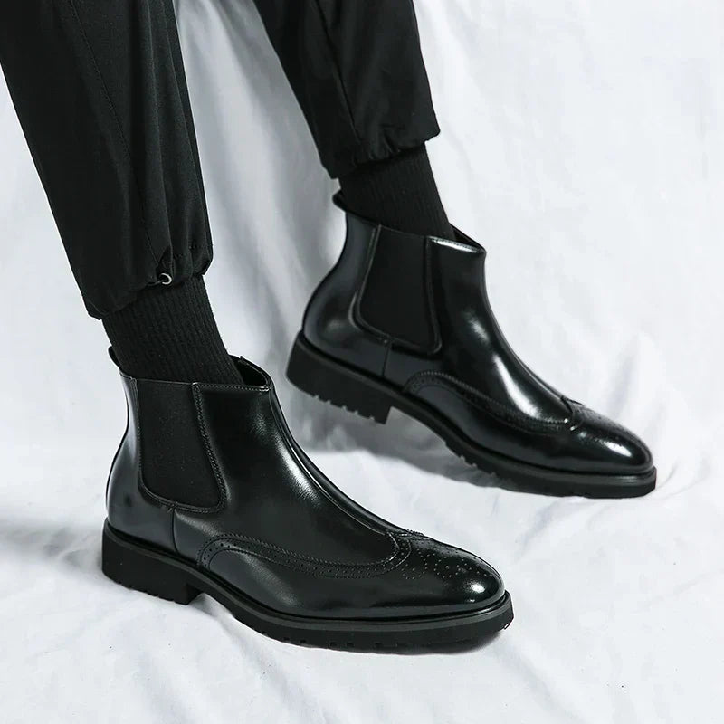 Elden™ | Faux Leather Chelsea Boots