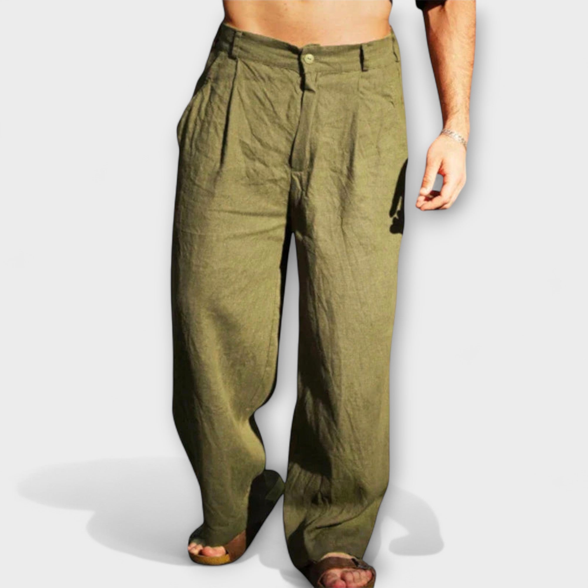 Elden™ | Linen Wide Leg Trousers
