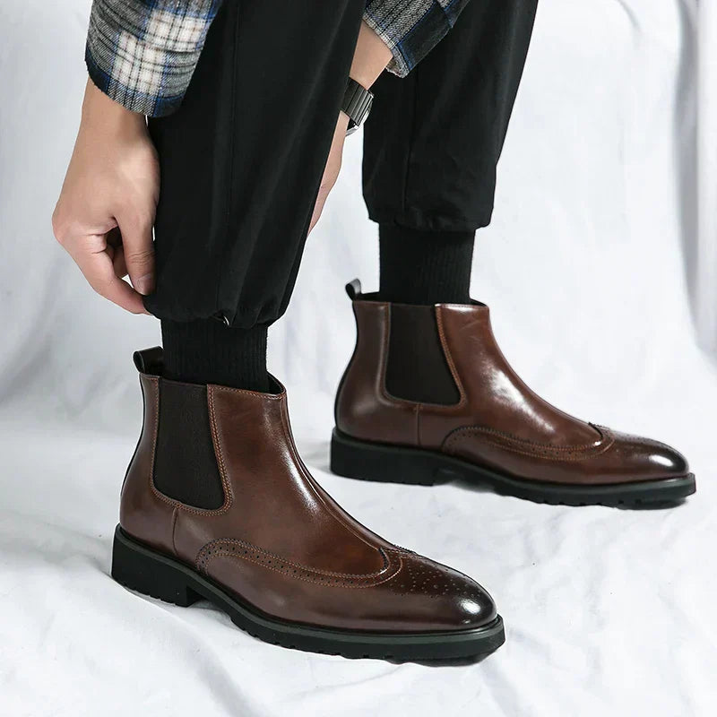 Elden™ | Faux Leather Chelsea Boots