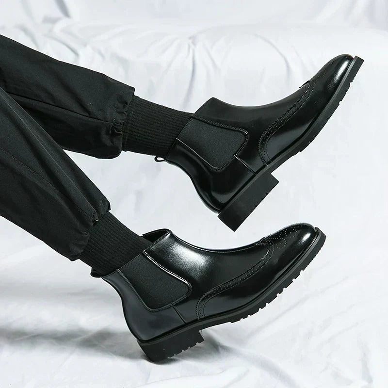 Elden™ | Faux Leather Chelsea Boots