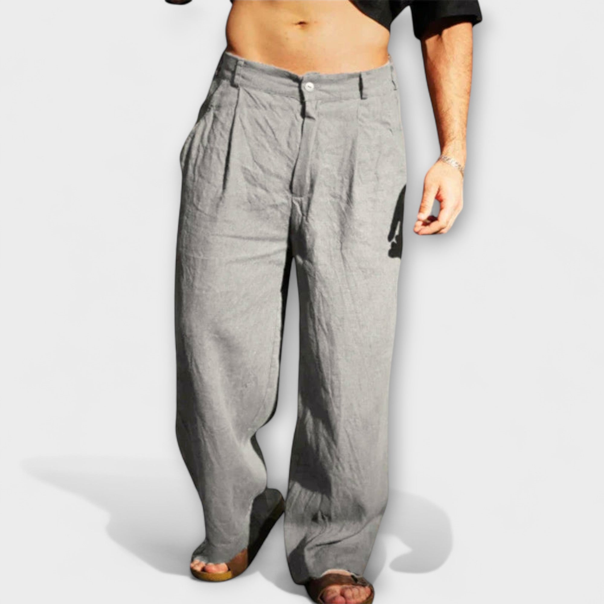 Elden™ | Linen Wide Leg Trousers