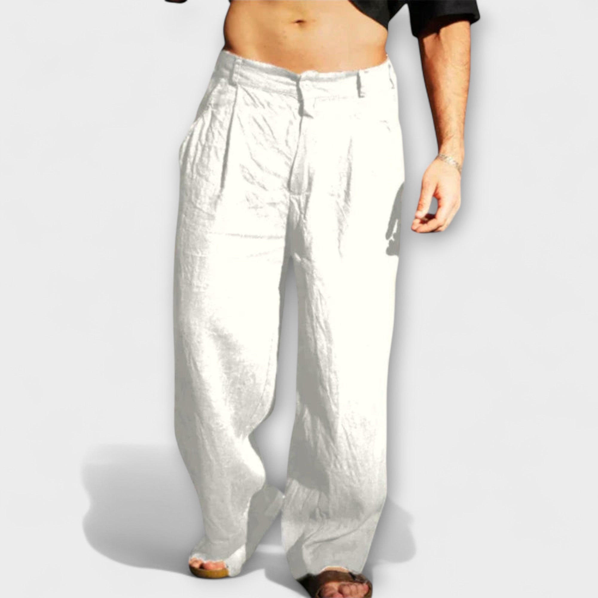 Elden™ | Linen Wide Leg Trousers