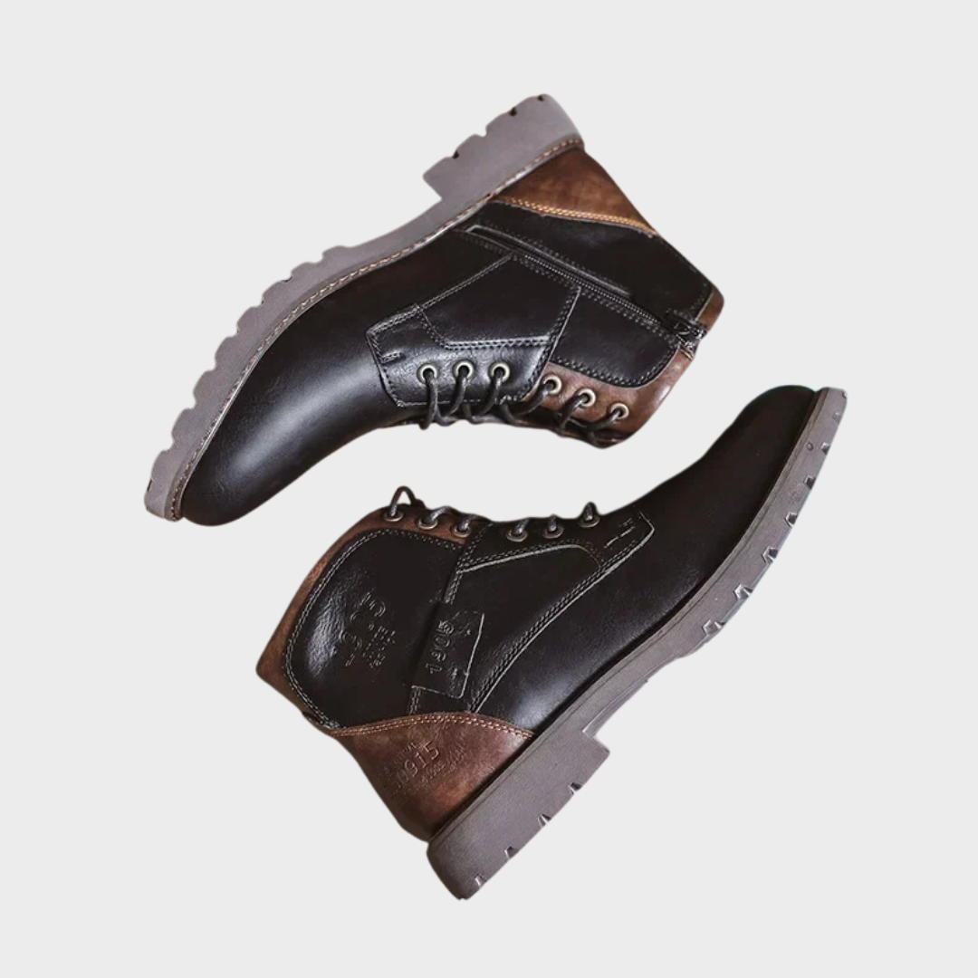 Elden™ | Faux Leather Ankle Boots
