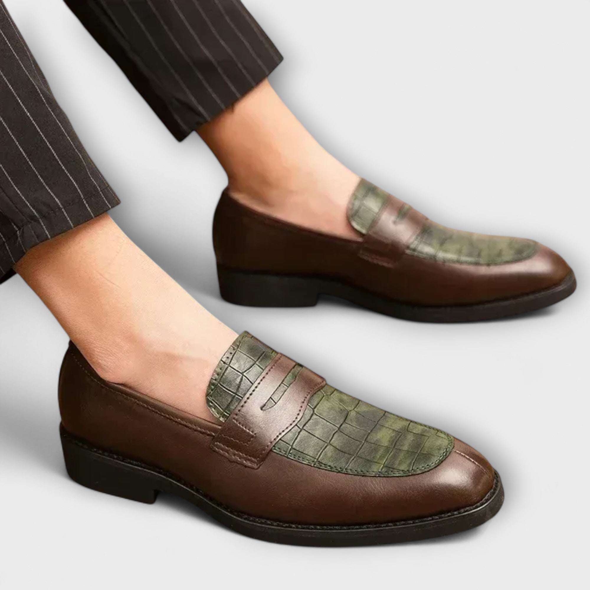 Elden™ | Crocodile Loafers