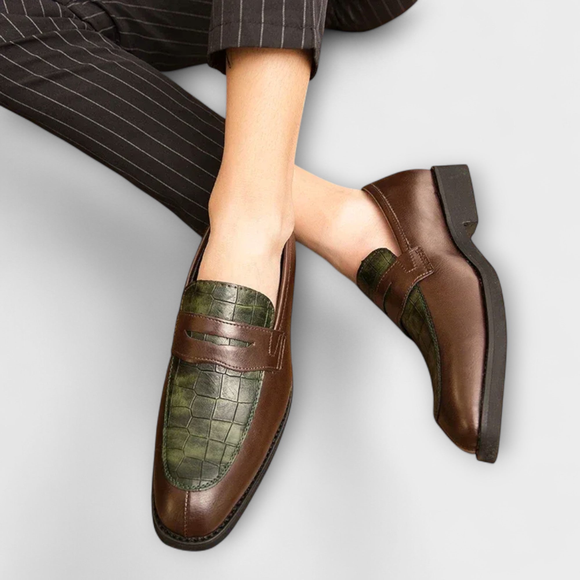 Elden™ | Crocodile Loafers
