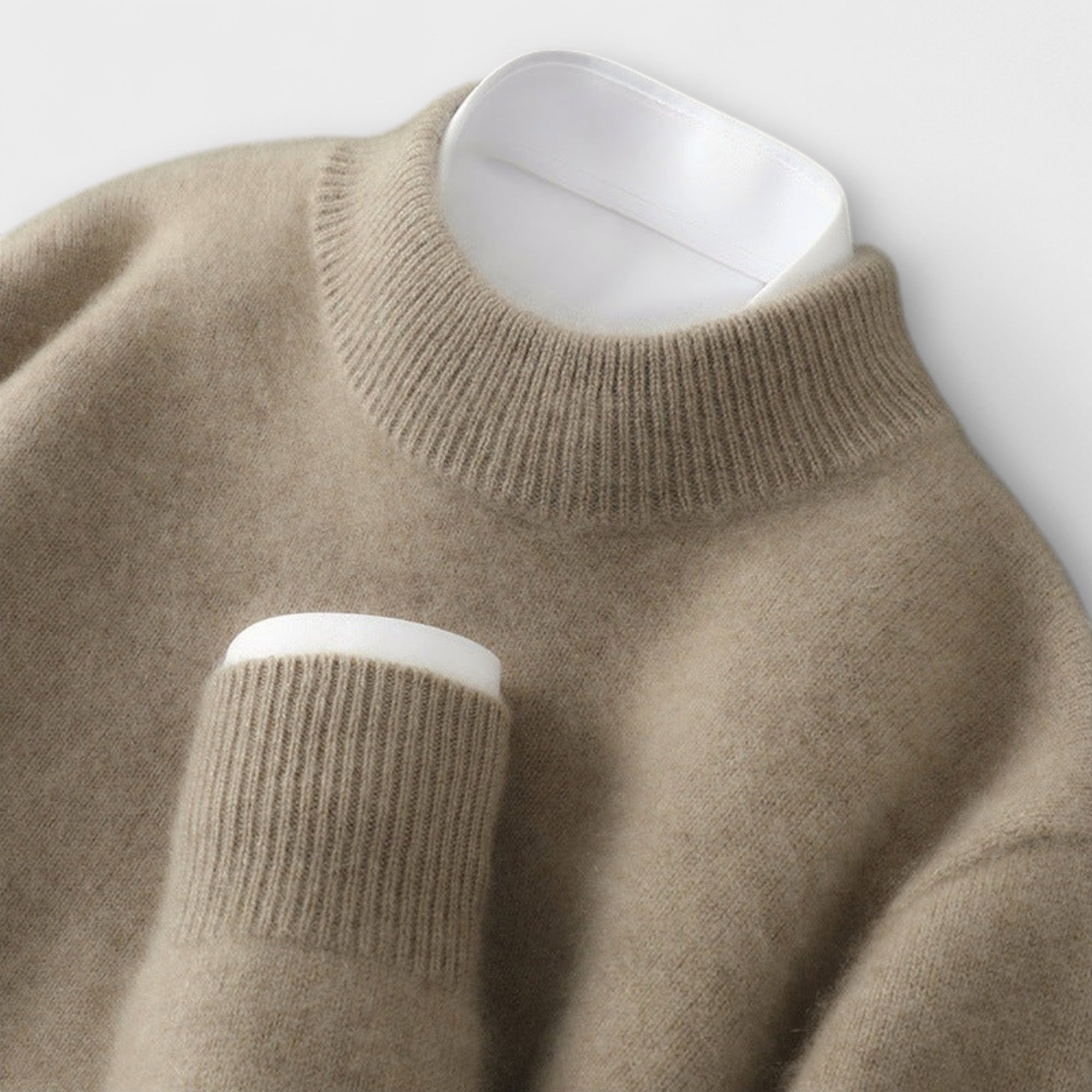 Elden™ | Cashmere Mock-Neck Sweater