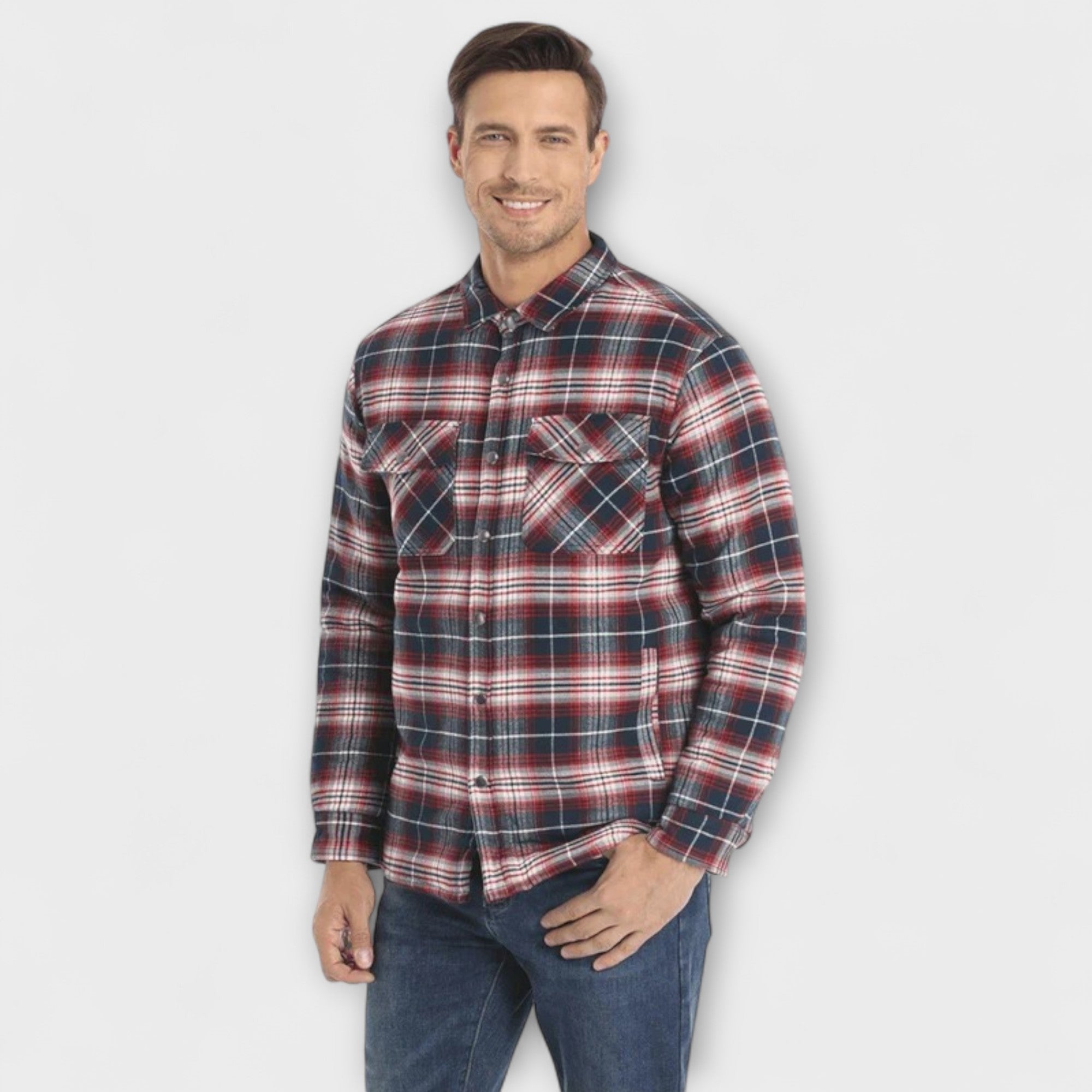 Elden™ | Striped Flannel Jacket