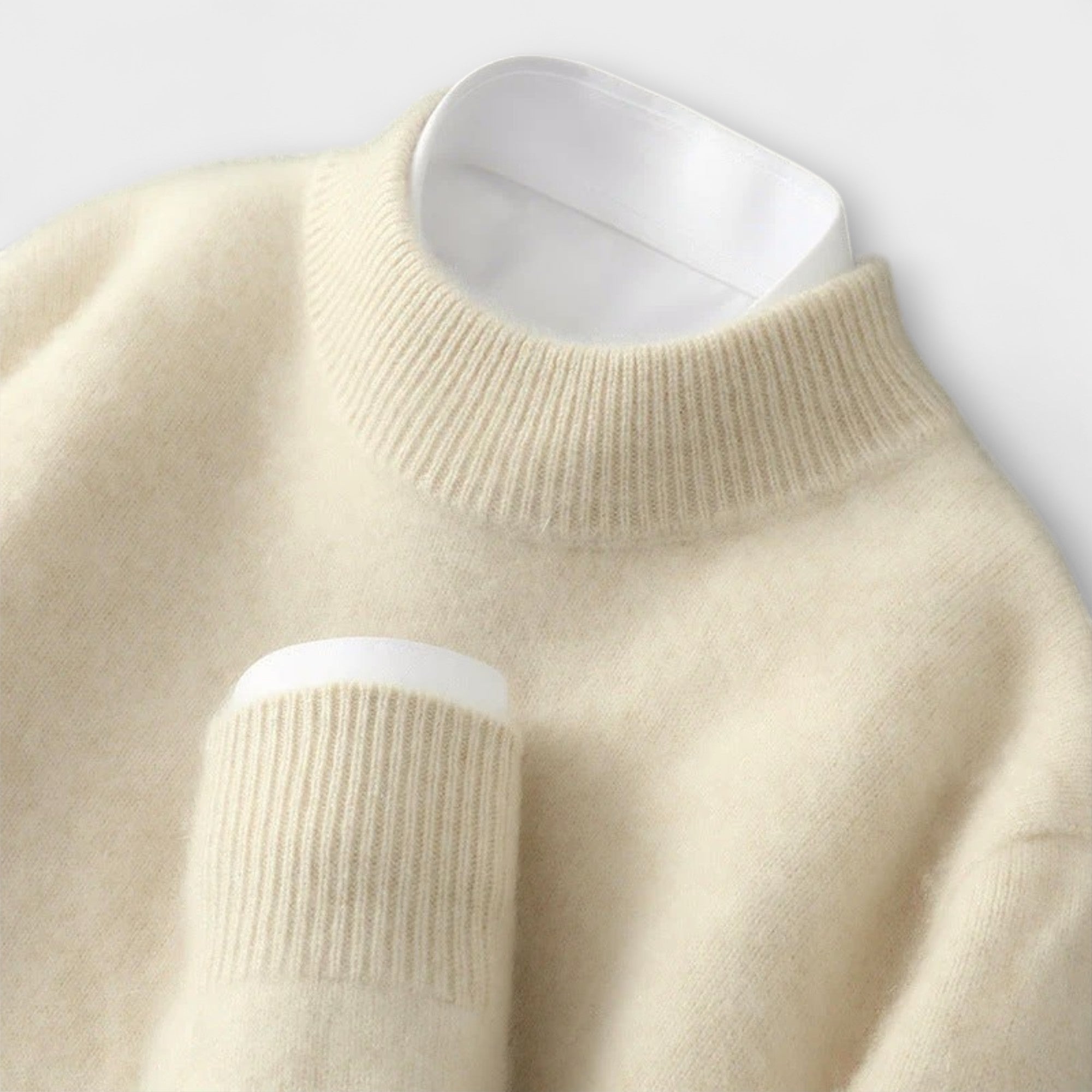 Elden™ | Cashmere Mock-Neck Sweater